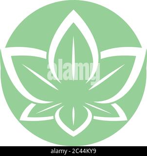 Schönheit Vektor Blumen Design Logo Vorlage Symbol Stock Vektor