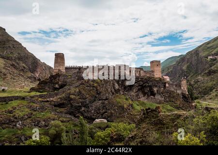 Georgien, Ruinen der Festung Khertvisi Stockfoto