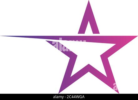 Star Logo Vorlage Vektor icon Abbildung design Stock Vektor