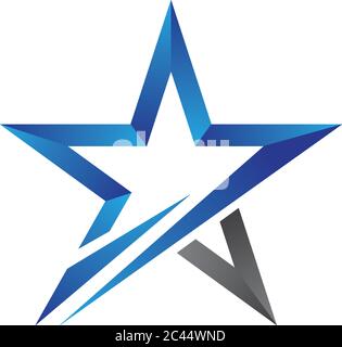 Star Logo Vorlage Vektor icon Abbildung design Stock Vektor