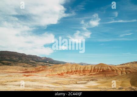 Luftaufnahme des John Day Fossil Beds National Monument in Oregon, USA Stockfoto