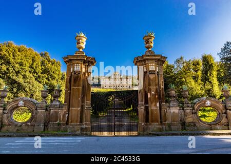 17. Februar 2019 - Frascati, Rom, Latium, Italien, Castelli Romani - die spektakuläre Villa Aldobrandini, auch als Belvedere bekannt, ist es die einzige große Stockfoto