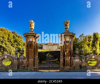 17. Februar 2019 - Frascati, Rom, Latium, Italien, Castelli Romani - die spektakuläre Villa Aldobrandini, auch als Belvedere bekannt, ist es die einzige große Stockfoto