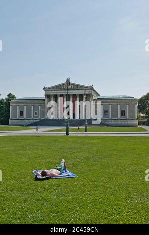 Staatliche Antikensammlung am Königsplatz, München, Bayern, Deutschland Stockfoto