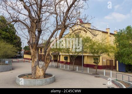 Los Angeles, Kalifornien, USA- 11. Juni 2015: Our Lady Queen of Angeles Church La Placita in der Spring Street. Stockfoto