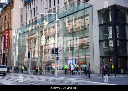 Apple Flagship Store im Stadtzentrum von Sydney, NSW, Australien Stockfoto