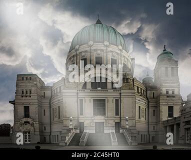 Dr. Karl Lueger Gedächtniskirche, Zentralfriedhof, Wien, Österreich Stockfoto