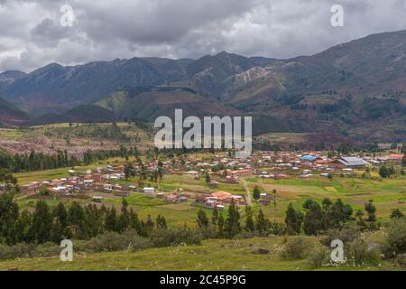 Dorf Potolo, Departamento Chuquisaca, Municipio Sucre, Bolivien, Lateinamerika Stockfoto