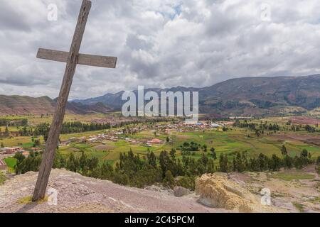 Dorf Potolo, Departamento Chuquisaca, Municipio Sucre, Bolivien, Lateinamerika Stockfoto