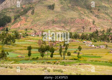 Dorf Potolo, Departamento Chuquisaca, Municipio Sucre, Bolivien, Lateinamerika Stockfoto