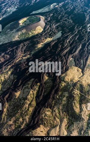 Luftaufnahme vom Vulkan Ätna, Sizilien, Italien Stockfoto