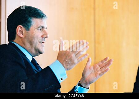 Josef Ackermann - Vorstandsvorsitzender der Deutschen Bank Stockfoto