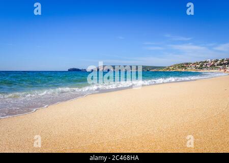 Strand Torre Dei Corsari auf Sardinien, Italien Stockfoto