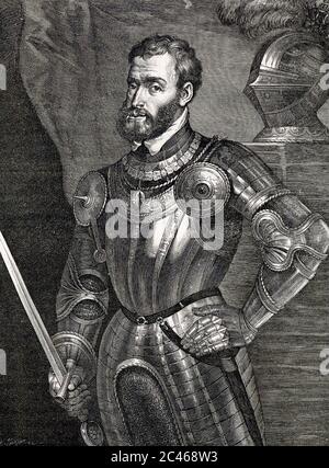 KARL V., Kaiser des Heiligen Römischen Reiches (1500-1558) Stockfoto