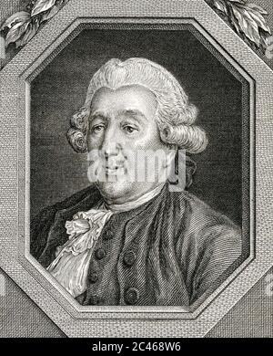 CARLO GOLDONI (1707-1793), italienische Dramatiker Stockfoto