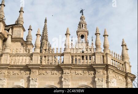 Kathedrale von Sevilla, Kathedrale der Heiligen Maria oder der See Stockfoto