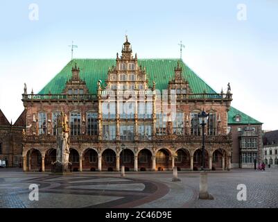 Rathaus der Freien und Hansestadt Bremen, Deutschland Stockfoto