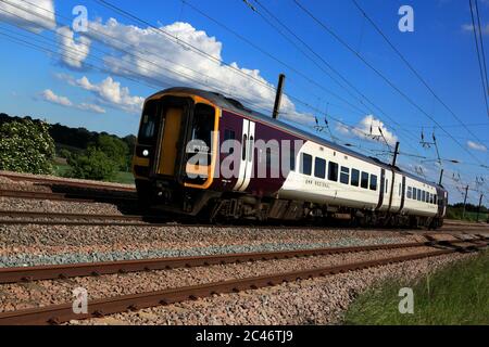 158 773 EMR Regional, East Midlands Train, Newark on Trent, Nottinghamshire, England; Großbritannien Stockfoto