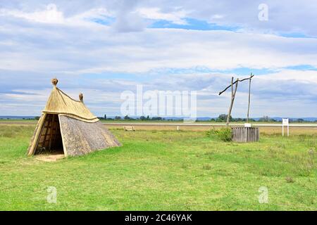 Illmitz, Burgenland, Österreich. UNESCO-Weltkulturerbe, Kulturlandschaft Neusiedler See. Stockfoto