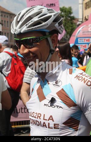 Matteo Montaguti während der Tour d'Italie 2011 Feltre - Tirano 230 km Radrennen, am à. Mai 24 2011 in Feltre , Italie - Foto Laurent Lairys / DPPI Stockfoto