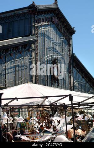 Turin, Piemont, Italien Porta Palazzo Markt die größte Open-Air-Markt in Europa Stockfoto