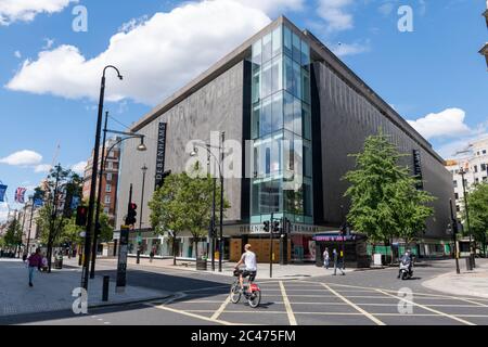 Das Kaufhaus in der Oxford Street der Firma Debenhams, die kürzlich in die Verwaltung gegangen ist. Stockfoto