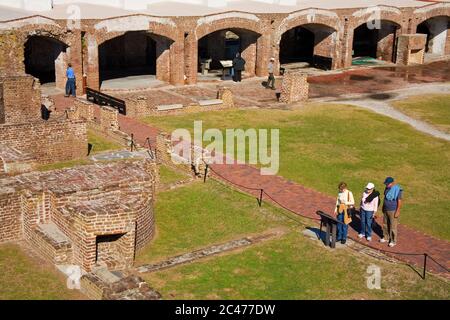 Fort Sumter National Monument, Charleston, South Carolina, USA Stockfoto