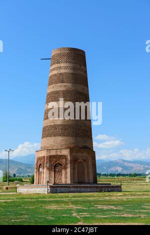 Burana Turm in Kirgisistan Stockfoto