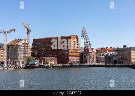 Europäische Chemikalienagentur (ECHA) von Hietalahti Bay im finnischen Munkkisaari-Bezirk Helsinki Stockfoto