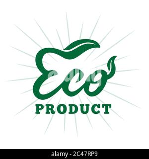 Eco-Produkt. Vektor und Illustration. Stock Vektor