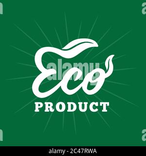 Eco-Produkt. Vektor und Illustration. Stock Vektor