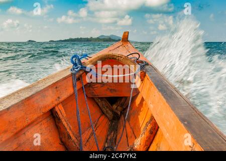 Fähre nach Banana Island, Sierra Leone Stockfoto