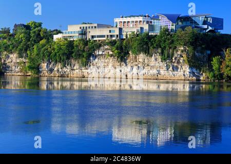 Hunter Museum of American Art, Bluff View Arts District, Chattanooga, Tennessee, USA Stockfoto