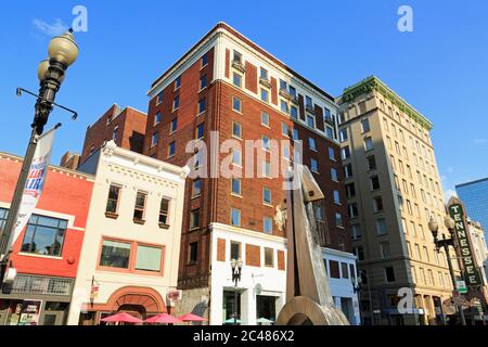 Gay Street, Knoxville, Tennessee, USA Stockfoto