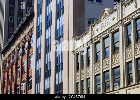 Gay Street, Knoxville, Tennessee, USA Stockfoto
