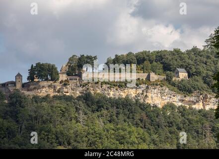 Die Gärten des Jardins de Marqueyssac in der Region Dordogne Frankreich Stockfoto