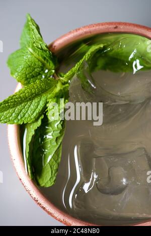 Moscow Mule, auch bekannt als Wodka Buck. Stockfoto