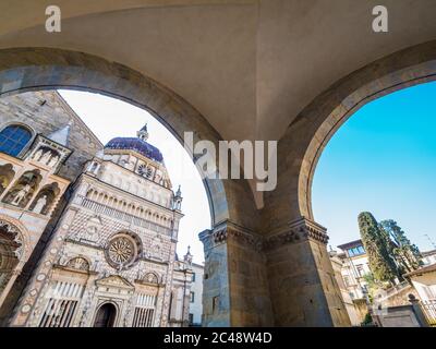 Basilika Santa Maria Maggiore in Citta Alta, Bergamo, Italien Stockfoto