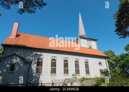Saro Kirche in Kungsbacka Gemeinde in Schweden Stockfoto