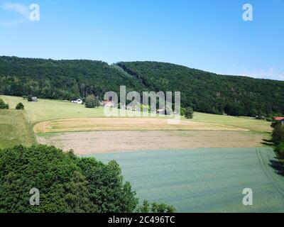 Furth im Wald, Deutschland: Blick auf den Dieberg Stockfoto