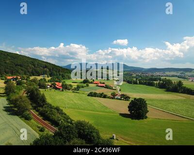 Furth im Wald: Blick auf den Hohenbogen Stockfoto