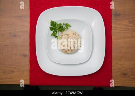 Türkischer Reis und Vermicelli. Stockfoto