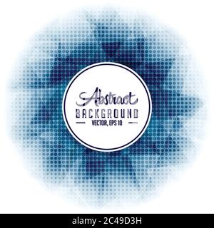 Abstrakte polygonale Halbtonstruktur und Hintergrund. Vektor und Illustration. Stock Vektor