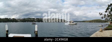 Schöne Aussicht auf Gymea Bay, Sydney, New South Wales, Australien Stockfoto