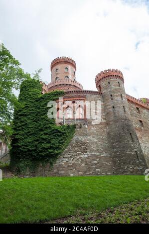 Prunkvolle Schloss in Kamieniec Ząbkowicki, Ząbkowice Śląskie County, untere Schlesischen Woiwodschaft, Polen Stockfoto