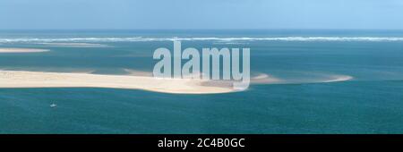 Sandriff in Arcachon, Landes (Frankreich) Stockfoto