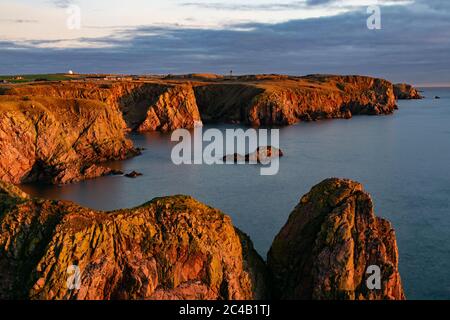 Bullers of Buchan, in der Nähe von Cruden Bay, Aberdeenshire Stockfoto