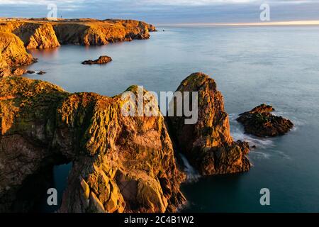 Bullers of Buchan, in der Nähe von Cruden Bay, Aberdeenshire Stockfoto