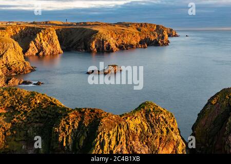 Bullers of Buchan, in der Nähe von Cruden Bay, Aberdeenshire Stockfoto