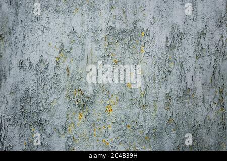 Grau rostig lackierte Metallstruktur Stockfoto